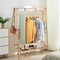 Clothing Rack with Storage Shelves and Hooks for Bedroom or Living Room
